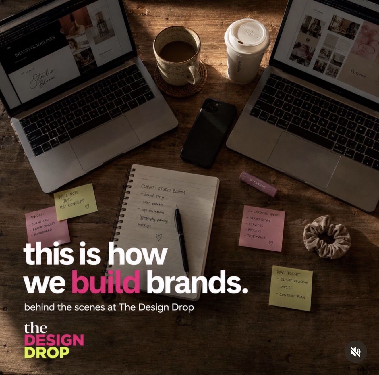 This is how we build brands — behind the scenes