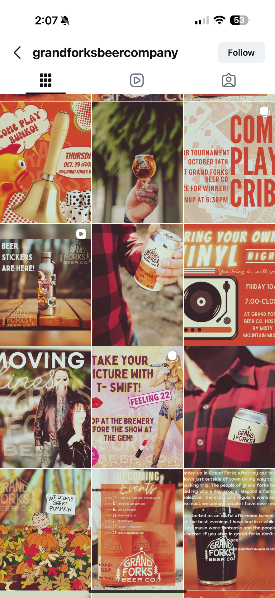 @grandforksbeercompany Instagram feed
